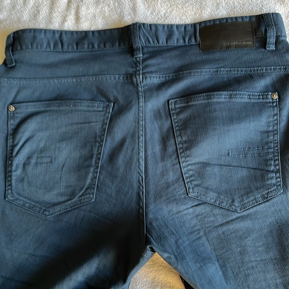 Calvin Klein Jeans Slim Straight Fit Size 34x30 - Picture 5 of 7